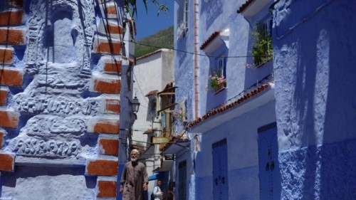 Enter a world of blue in Chefchaouen 