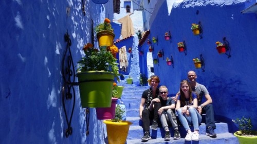 Enter a world of blue in Chefchaouen 