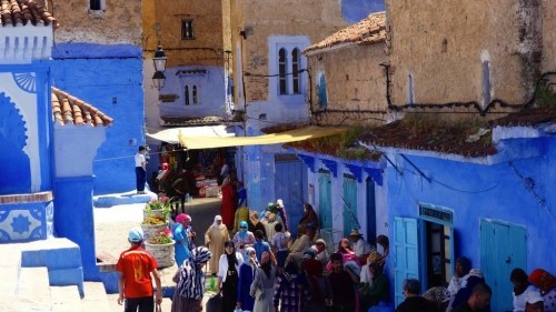 Enter a world of blue in Chefchaouen 