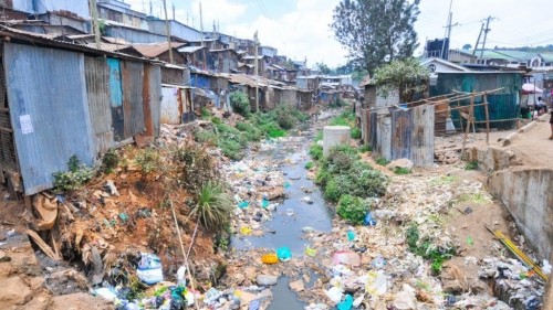 Visiting the Kibera slums in Kenya 