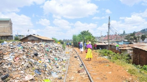 Visiting the Kibera slums in Kenya 