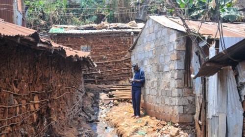 Visiting the Kibera slums in Kenya 