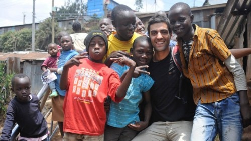 Visiting the Kibera slums in Kenya 