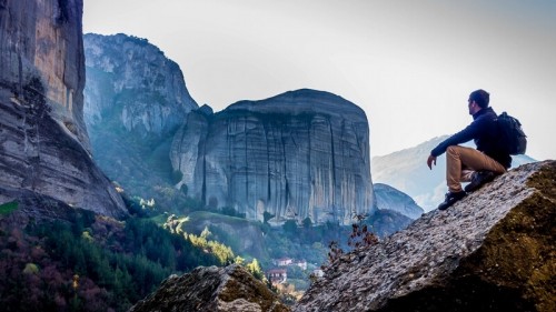 Meteora - an unusual place in Greece where monks love extreme sports! 