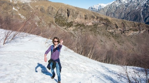 Backpacking in Kazbegi: mountains and valleys and chacha, oh my!