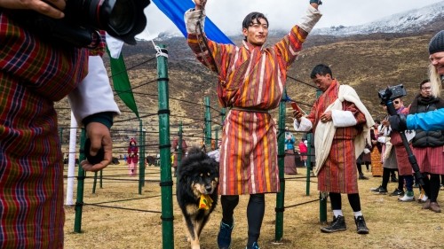 Livin' it up in Laya at the Royal Highlander Festival in Bhutan