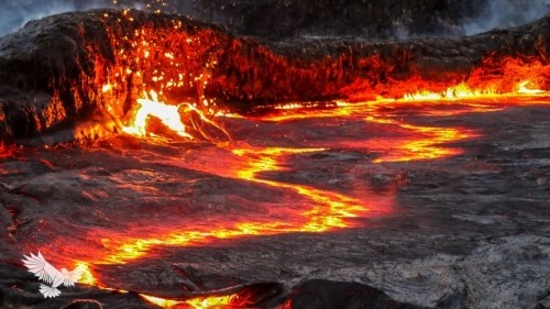 The Dancing Lava Fountains of Erta Ale •