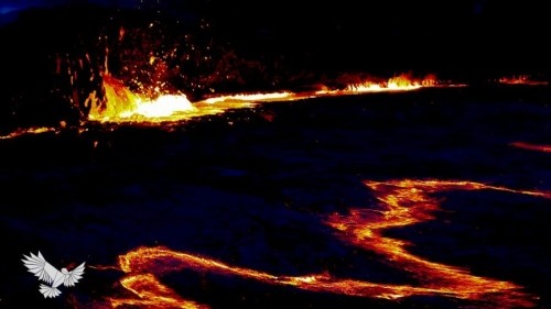 The Dancing Lava Fountains of Erta Ale •