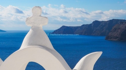 Gasping at Santorini's Shades of Blue