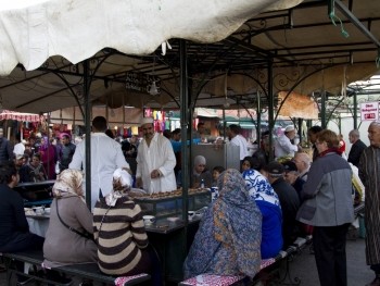 Intriguing Food Stalls of Jemaa el Fna, Marrakesh